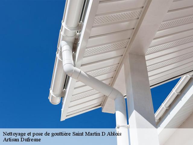 Nettoyage et pose de gouttière  saint-martin-d-ablois-51200 Artisan Dufresne