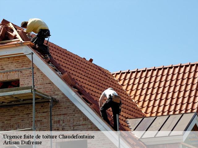 Urgence fuite de toiture chaudefontaine-51800 Artisan Dufresne